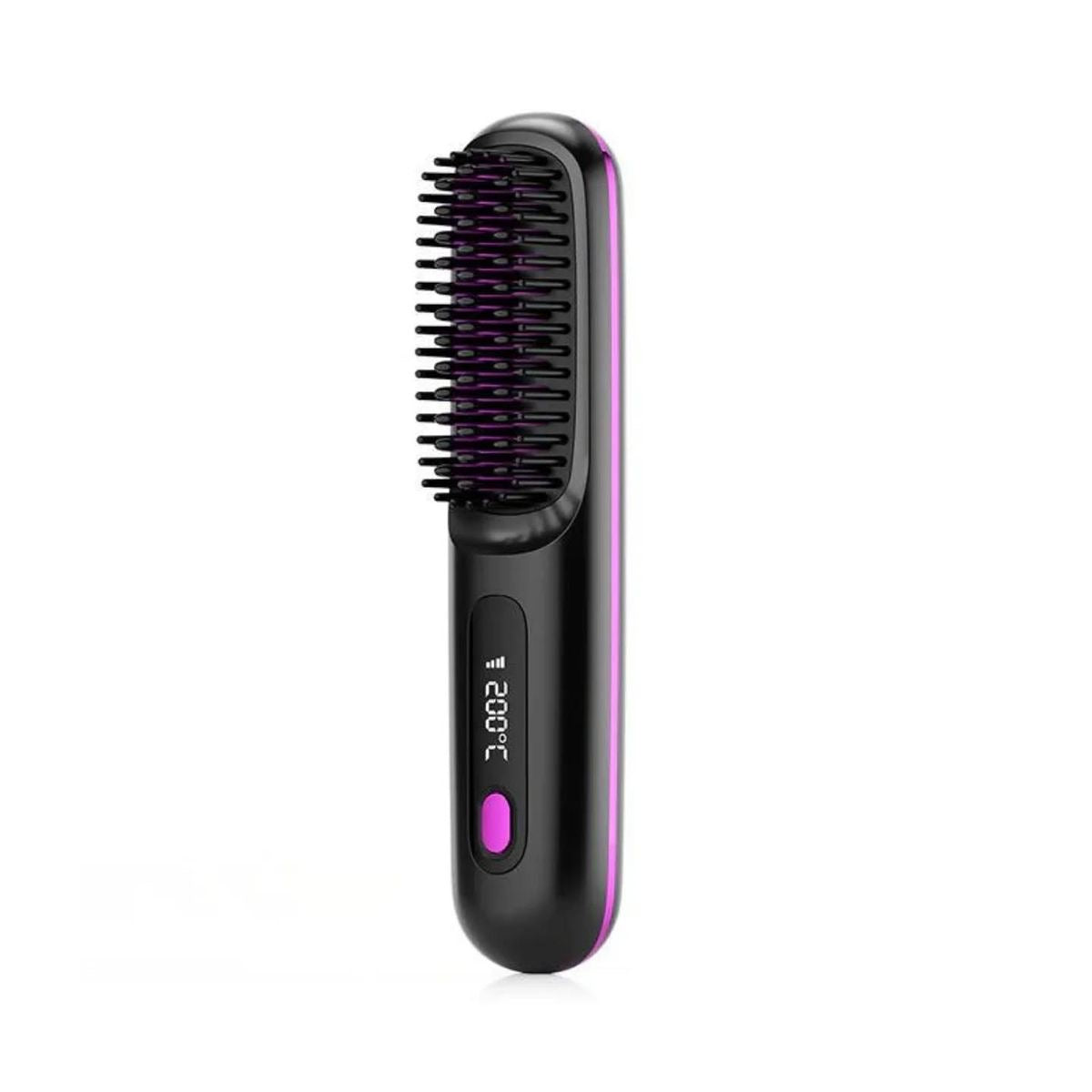 Sleek On-the-Go: Portable Hair Straightening Brush
